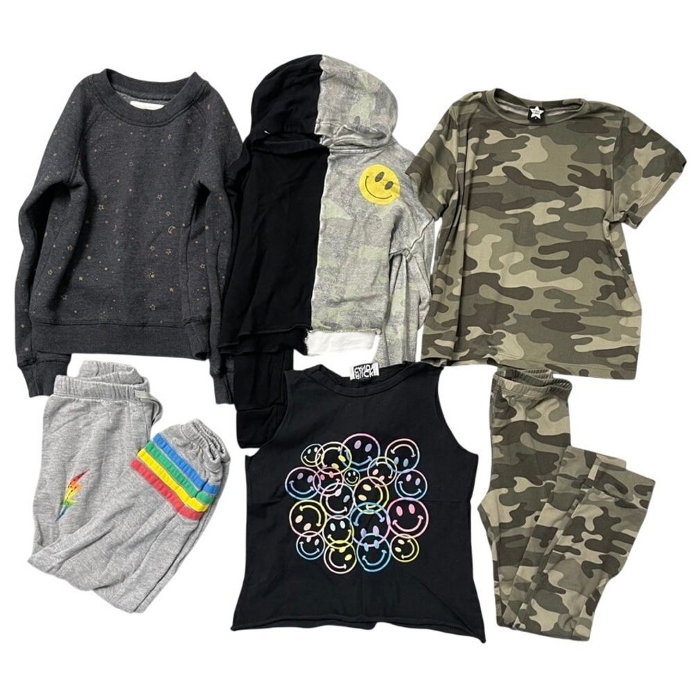 Pixie Lane Spiritual Gangster Lot Girls 6 6X Bundle Camo Star Smiley Rainbow